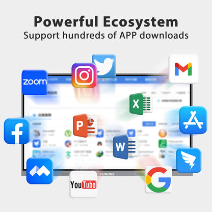 55 inch Smart Board 8+128 – Android 14, Google EDLA-Certified 4K Interactive Flat Panel