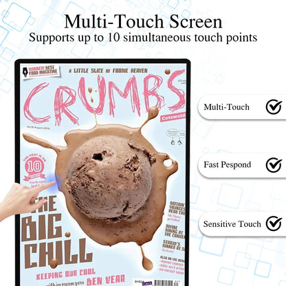 43" 4K LCD Digital Signage Display, Indoor Floor Standing Advertising Kiosk, Commercial Digital Signage Kiosk with Auto AD Box, HDMI WiFi Bluetooth Input, Android 12.0 Black