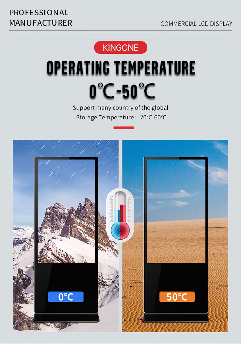New Design floor standing 55 inch indoor smart lcd advertisement interactive digital signage kiosk (图8)