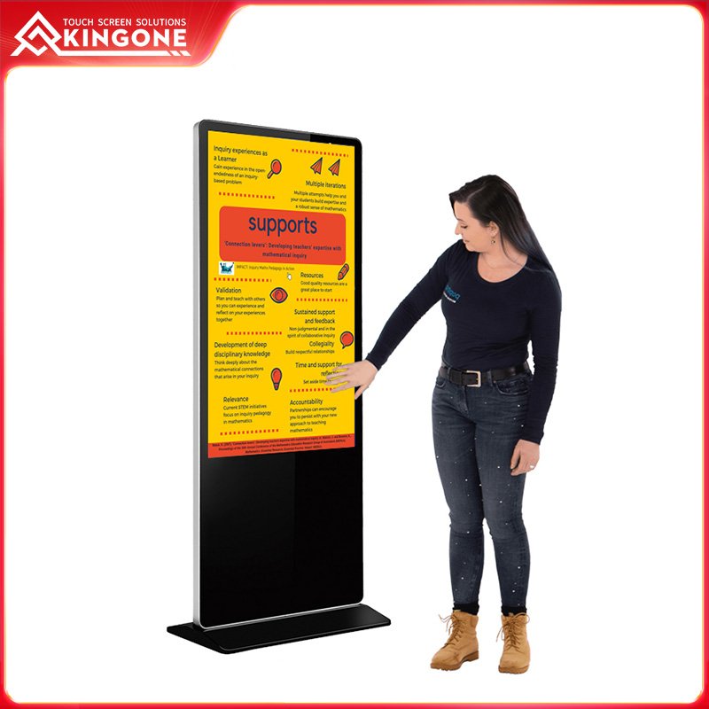 55 inch indoor stand lcd display digital