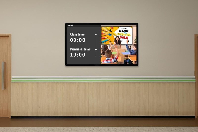 Smart advertising machine creates a high-quality educational environment(图1)
