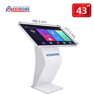 keinone 43 Inch Indoor HD Automatic Inquiry Machine LCD Touch Screen Display Advertising Touch Inquiry Kiosk
